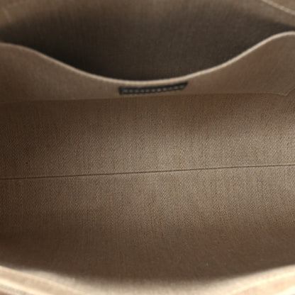 Chloe Cotton Calfskin Medium Woody Ribbon Tote White Blue 4 of 10