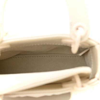Christian Dior Calfskin Cannage Diamond Micro Lady Dior Latte 5 of 10