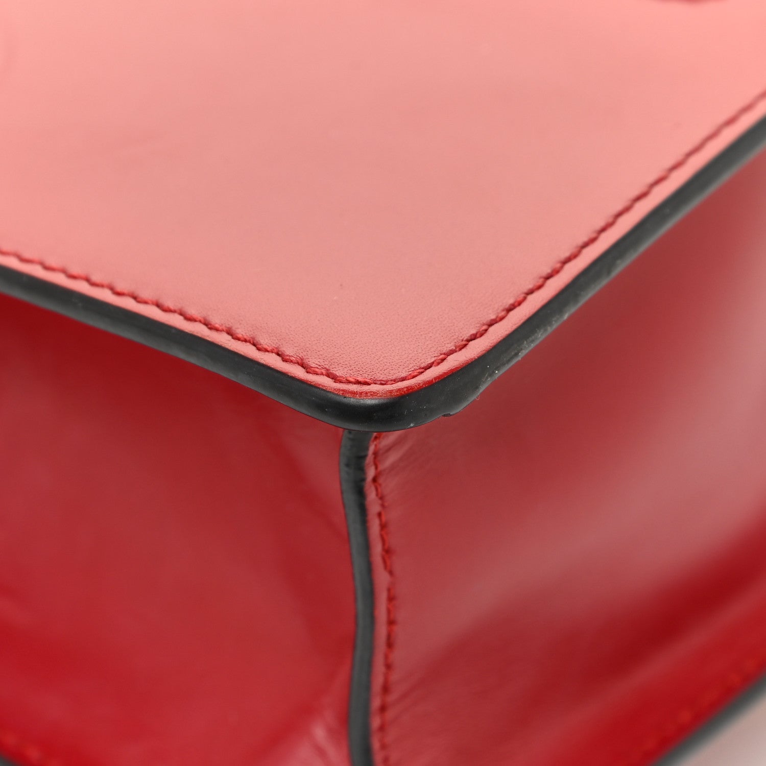 Gucci Calfskin Small Sylvie Shoulder Bag Hibiscus Red 22 of 24