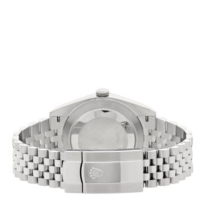Rolex Stainless Steel 41mm Oyster Perpetual Datejust Watch White Roman 126300 3 of 5