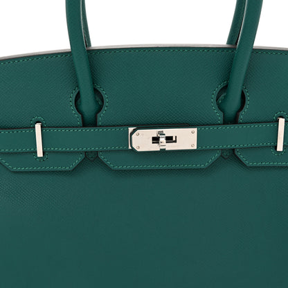 Hermes Epsom Birkin 30 Malachite 8 of 12