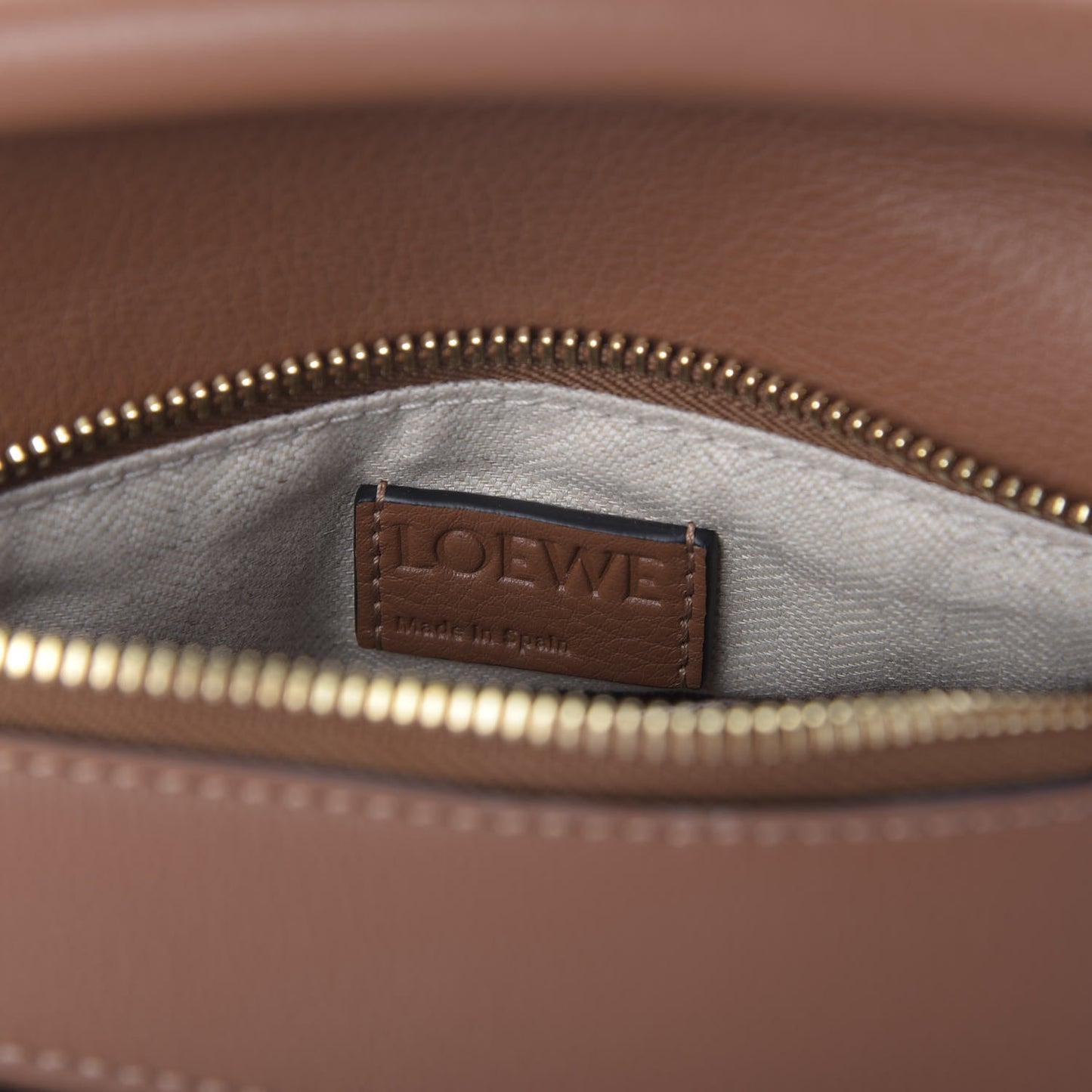 Calfskin Small Puzzle Bag Tan Medium Pink