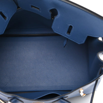 Hermes Swift Birkin 25 Bleu Brighton 5 of 11