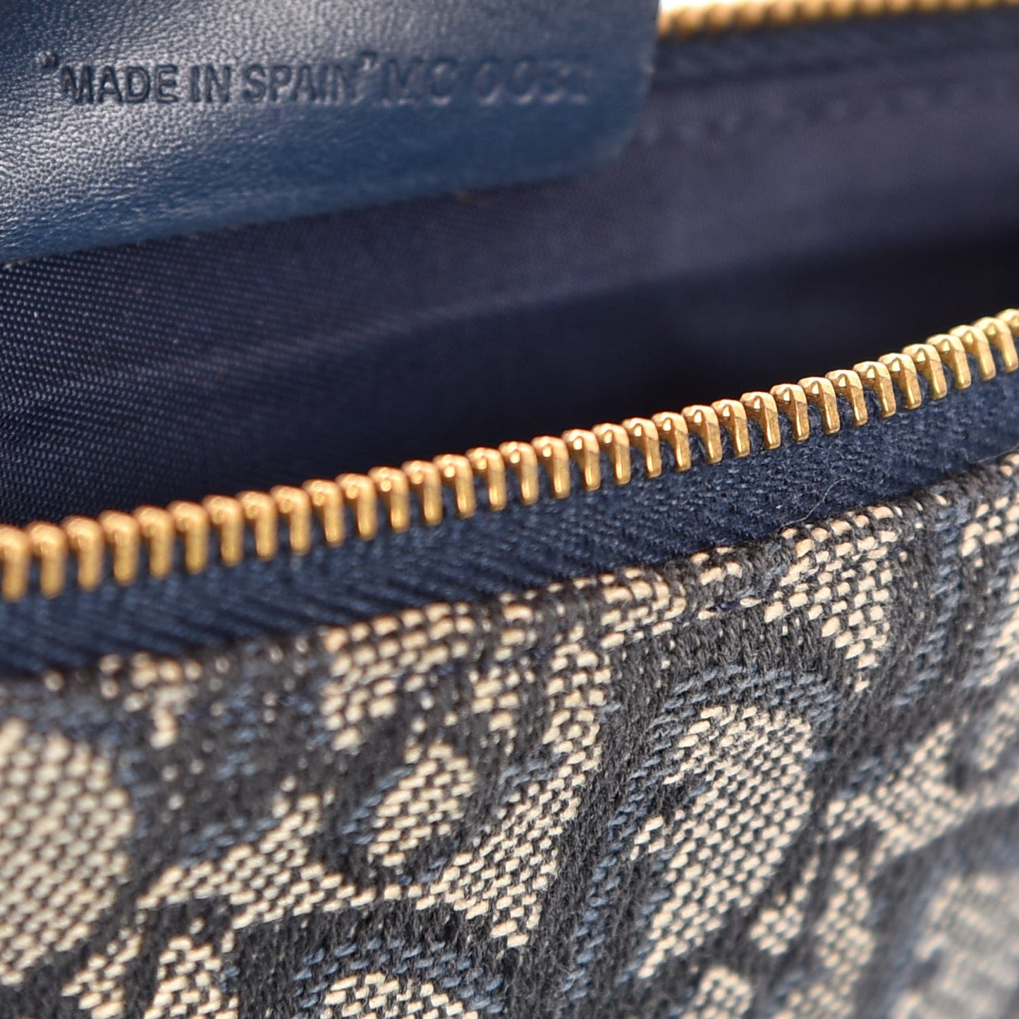 Monogram Mini Saddle Pochette Navy