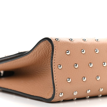 Gucci Calfskin Studded Medium Miss Bamboo Shoulder Bag Camelia 8 of 12