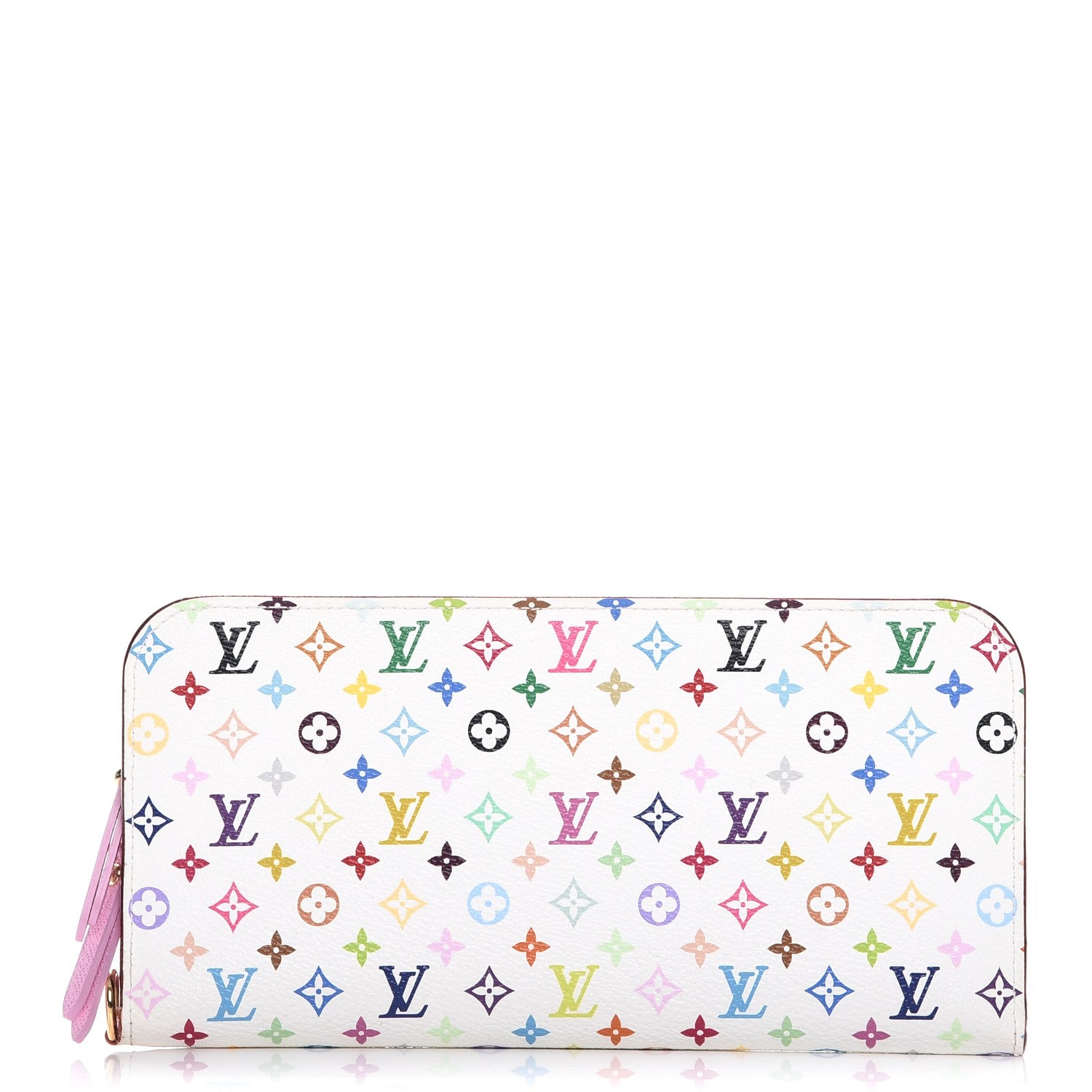 Louis Vuitton Monogram Multicolor Insolite Wallet White Litchi 1 of 8