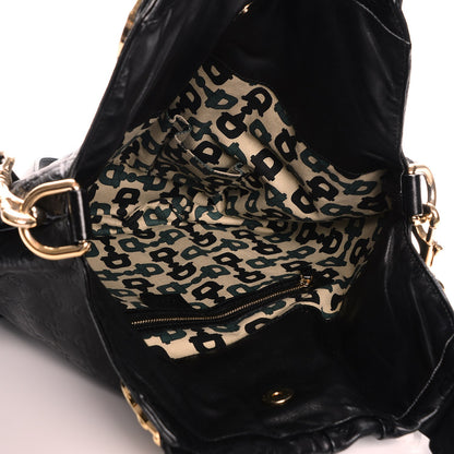 Gucci Guccissima Medium Hysteria Top Handle Bag Black 6 of 10