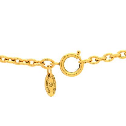 Chanel CC Chain Pendant Necklace Gold 4 of 5