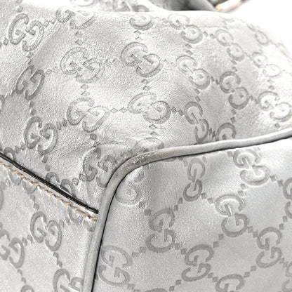 Gucci Guccissima Medium Sukey Tote Silver 10 of 14