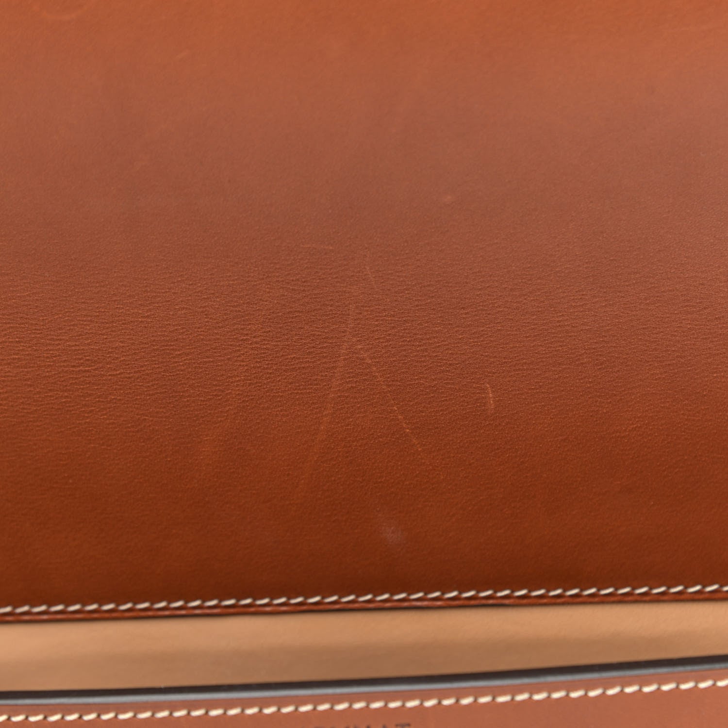 Moynat Barenia Rejane Saddle Bag Tan 13 of 13