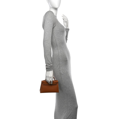 Hermes Epsom Mini Kelly Sellier 20 Gold 3 of 12