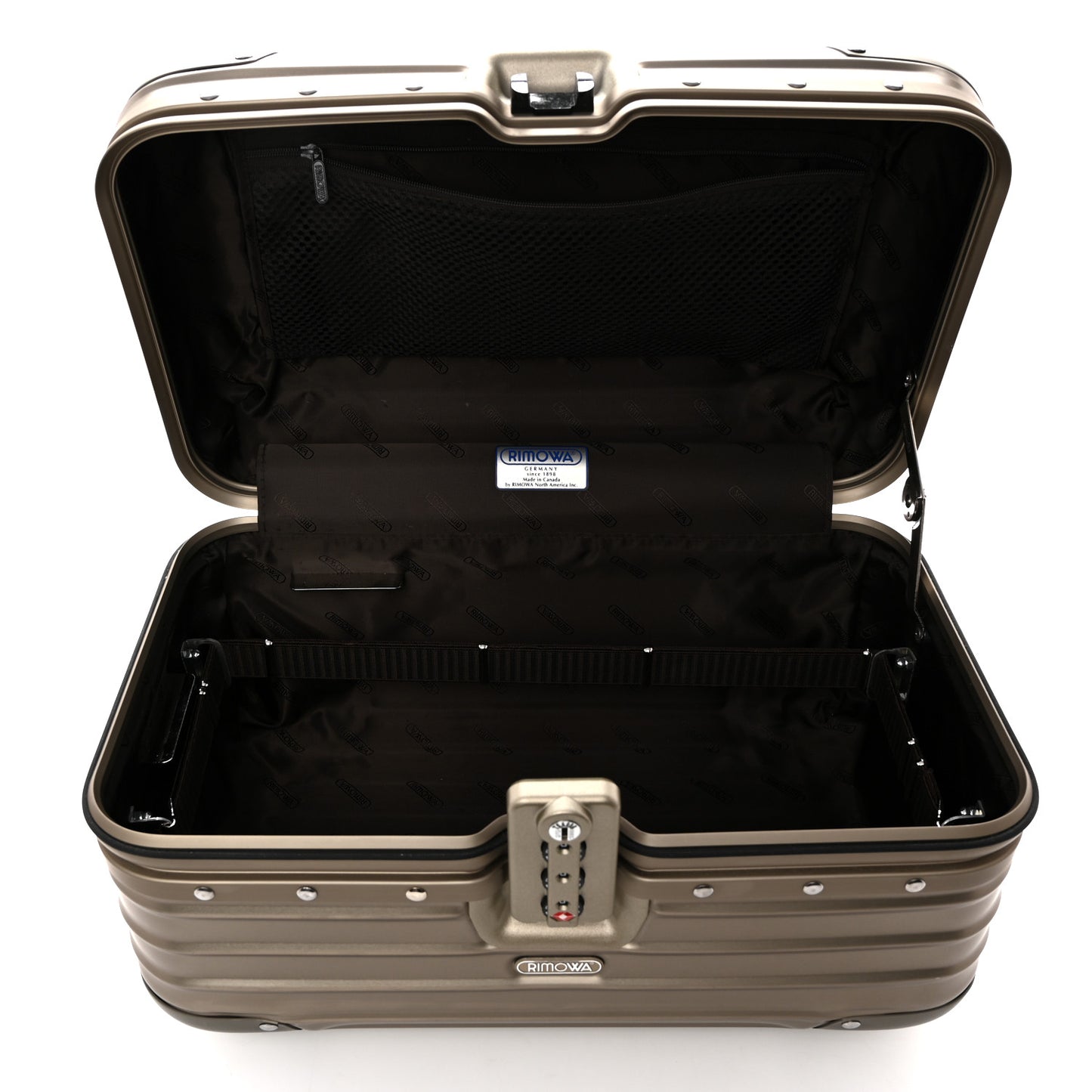 Aluminum Topas Vanity Case Titanium