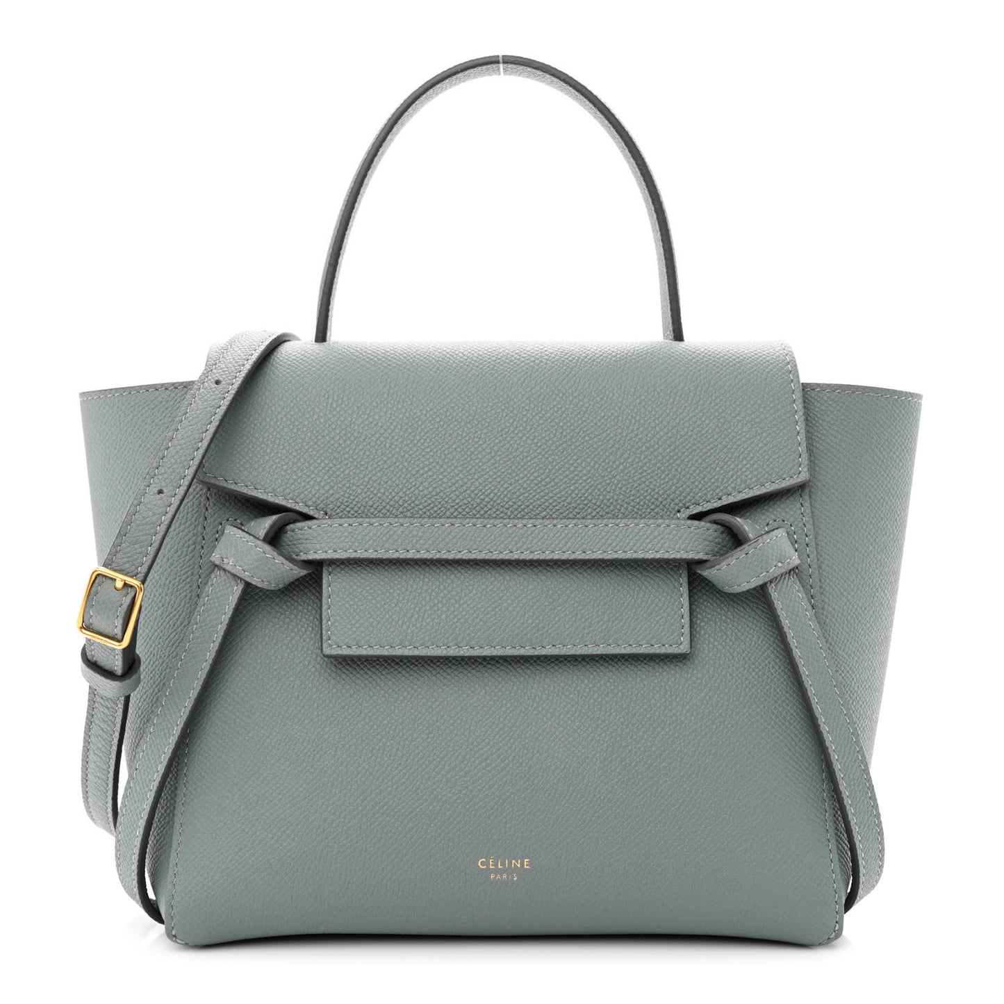Grained Calfskin Nano Belt Bag Storm