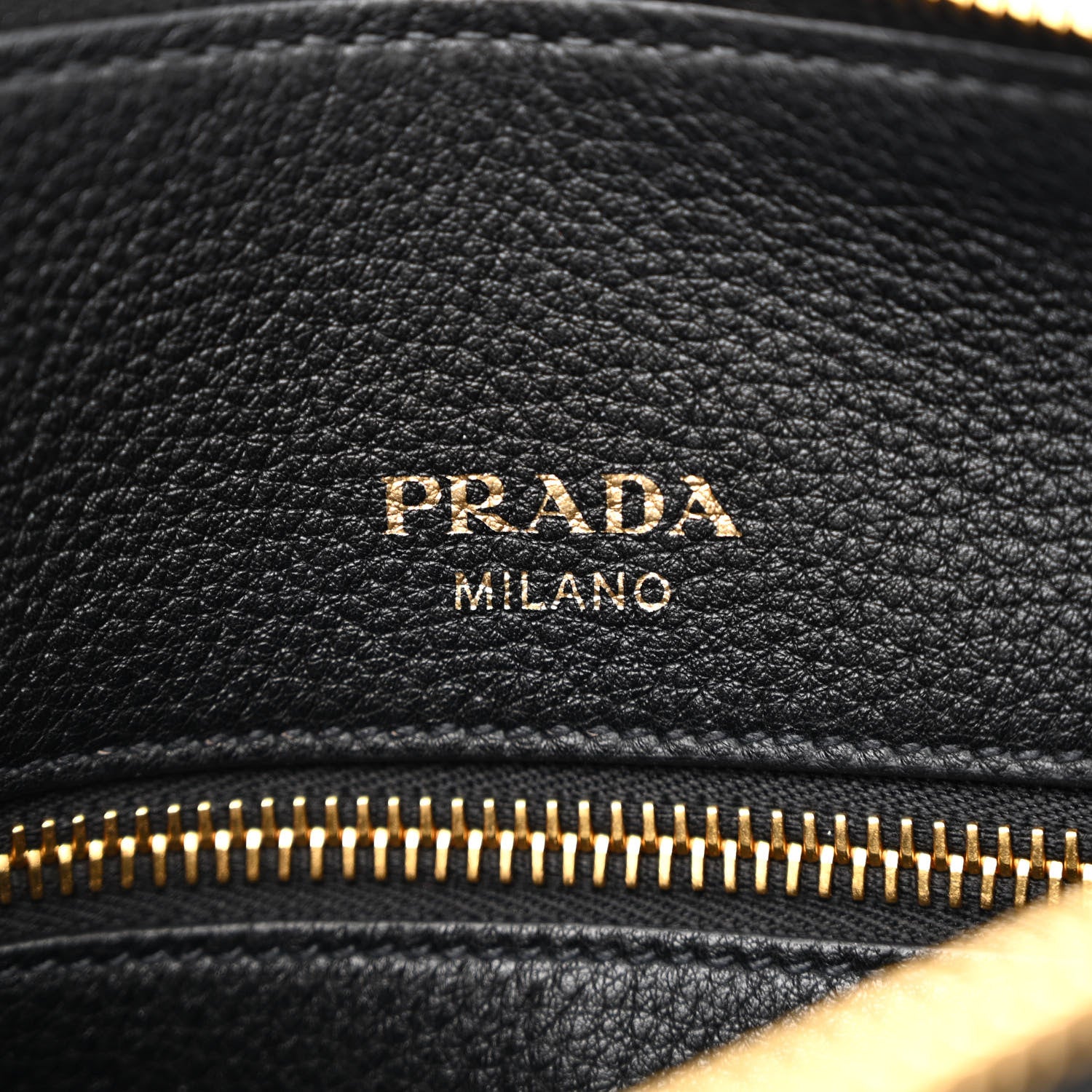 Prada Vitello Phenix Shoulder Bag Black 6 of 11