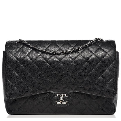 Chanel Caviar Quilted Maxi Double Flap Black 1 of 7