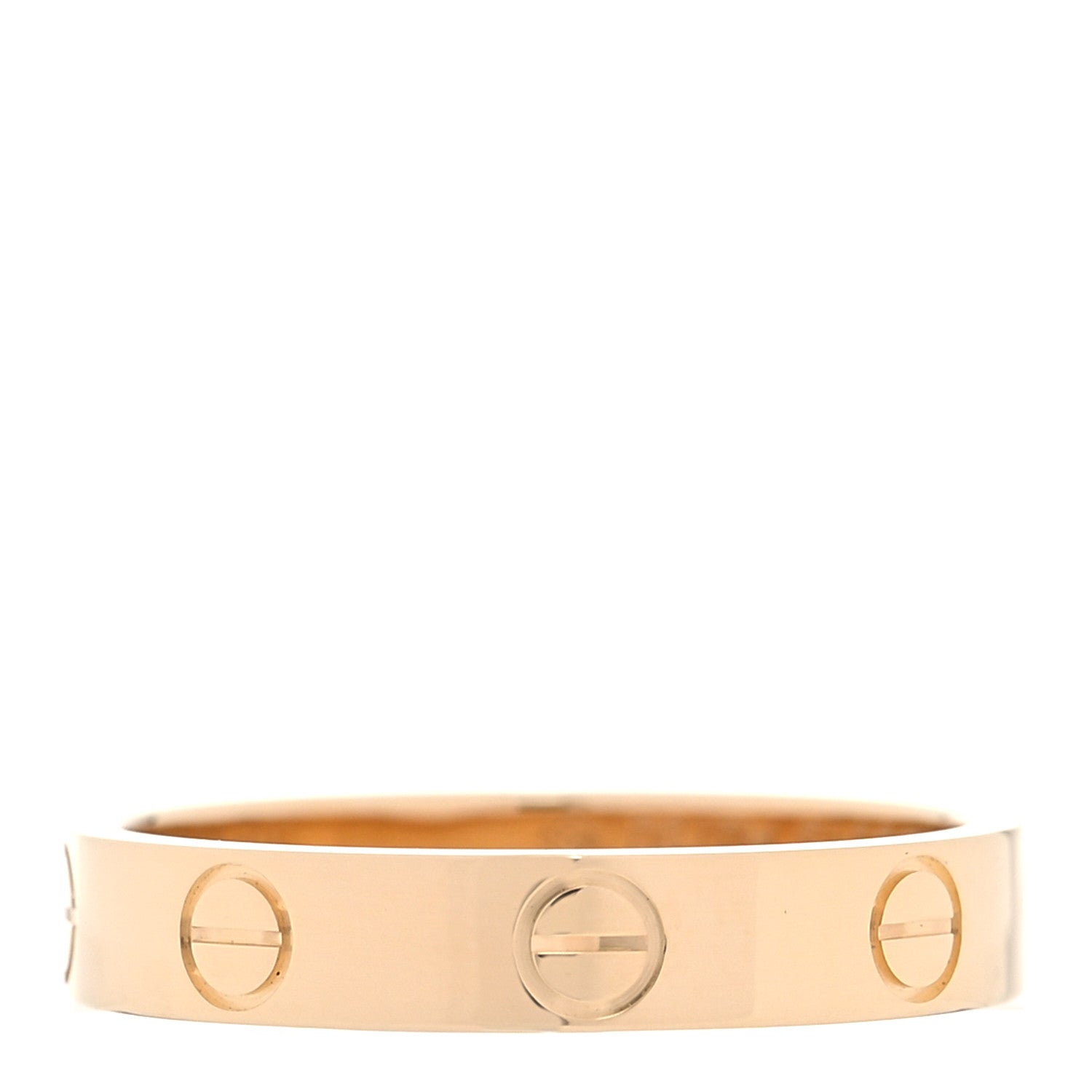 Cartier 18K Yellow Gold 3.5mm LOVE Wedding Band Ring 53 6.5 3 of 6