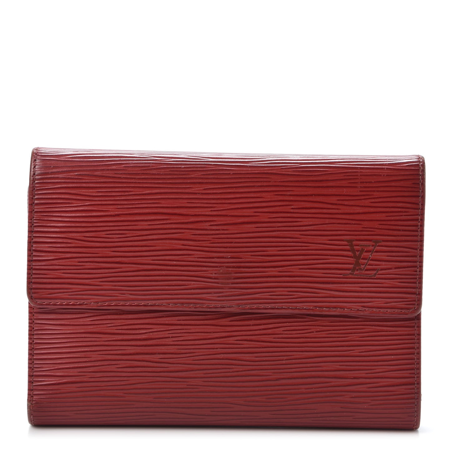 Epi Porte Tresor Etui Papiers Wallet Castillan Red