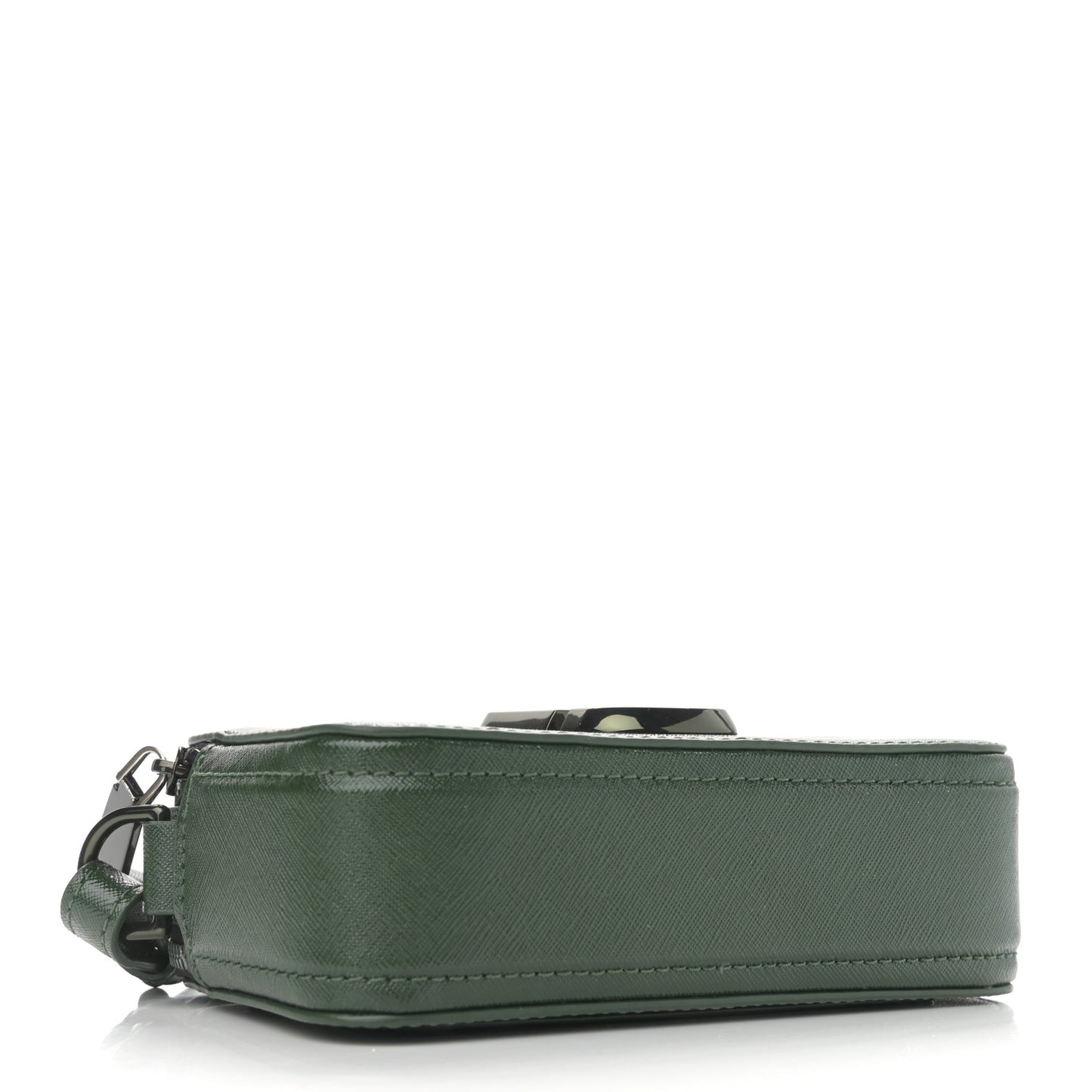 Saffiano Small Snapshot Camera Bag Olive Green