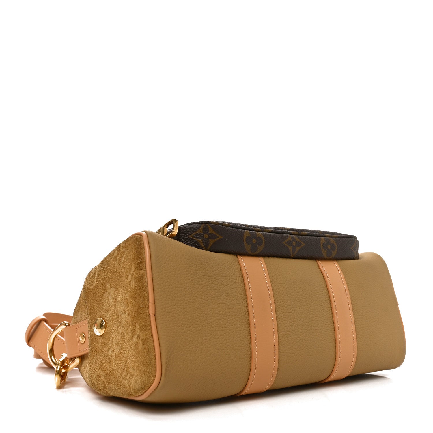 Louis Vuitton Taurillon Suede Monogram Cargo Keepall Bandouliere 25 4 of 8