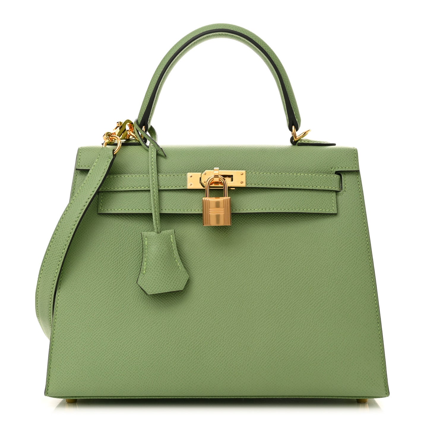 Epsom Kelly Sellier 25 Vert Criquet