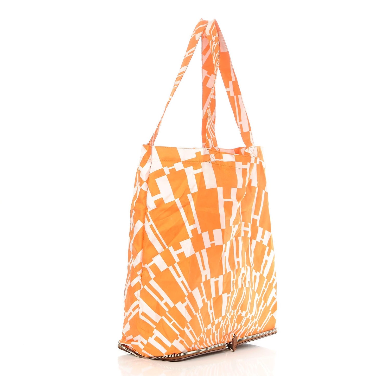 Buffle Silky Pop Shopper Tote Orange