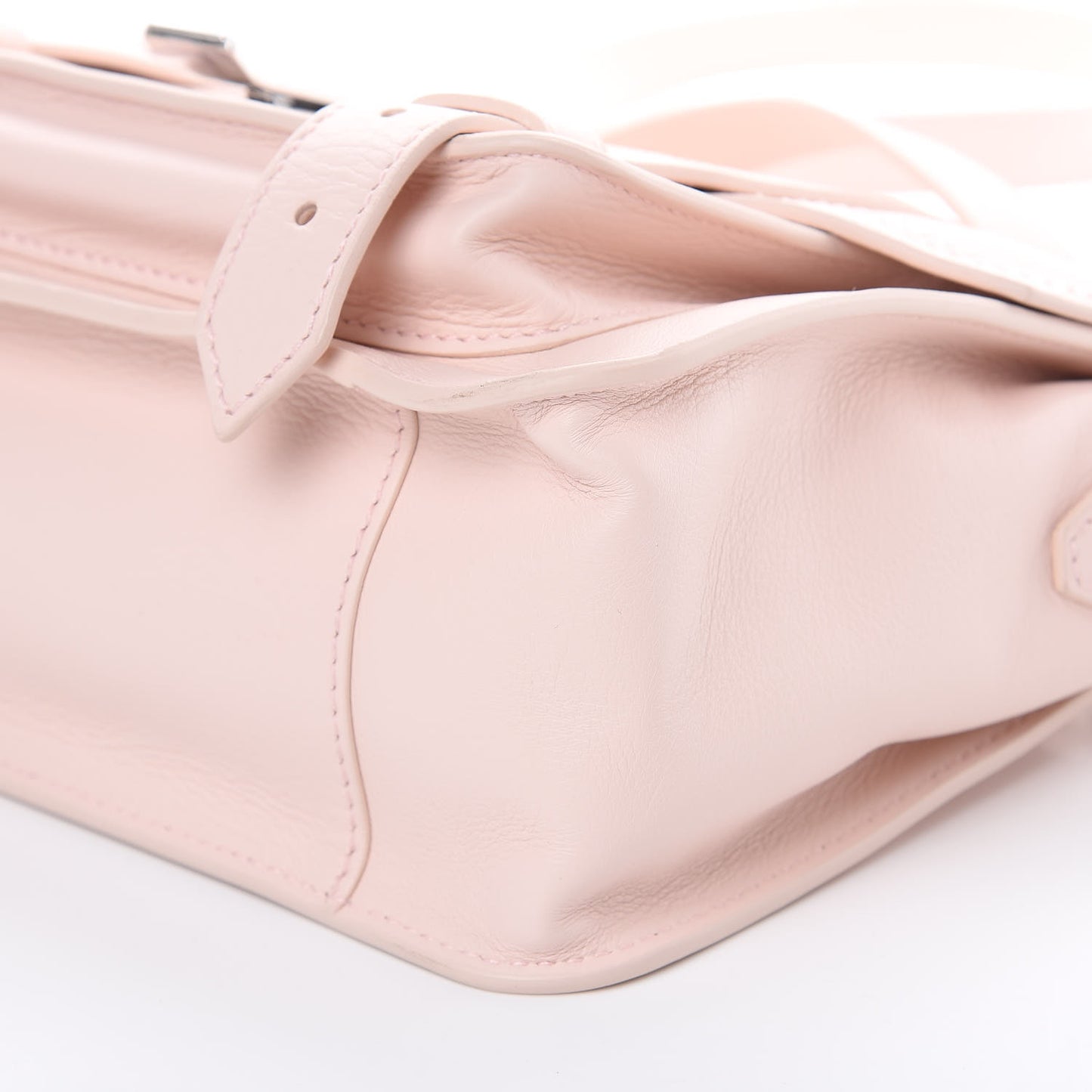 Grainy Calfskin Tiny PS1 Satchel Rose Quartz