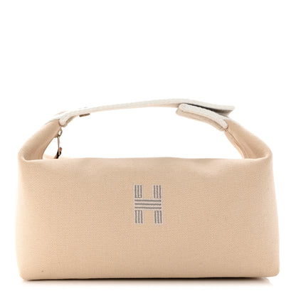 Hermes Canvas Small Bride-A-Brac Pouch Natural 1 of 7