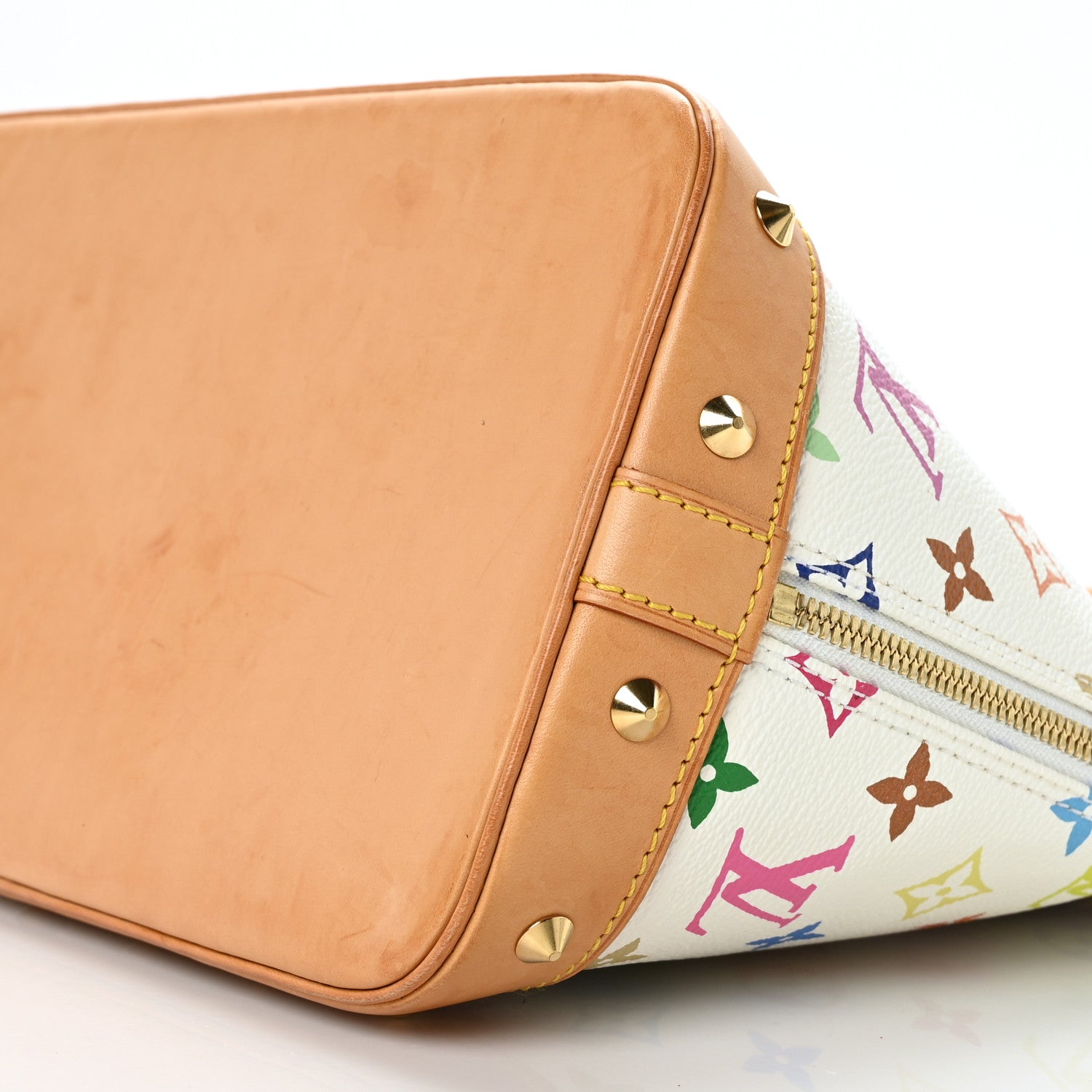 Louis Vuitton Monogram Multicolor Alma White 9 of 10