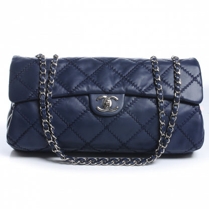 Chanel Calfskin Ultimate Stitch Flap Blue 1 of 7