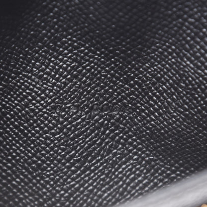 Hermes Epsom Bearn Gusset Wallet Black 7 of 8