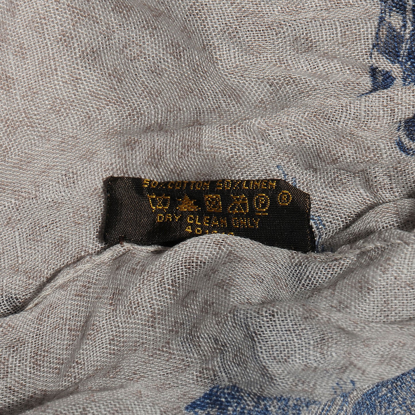 Cotton Linen Toile Etole De Louis Pareo Blue