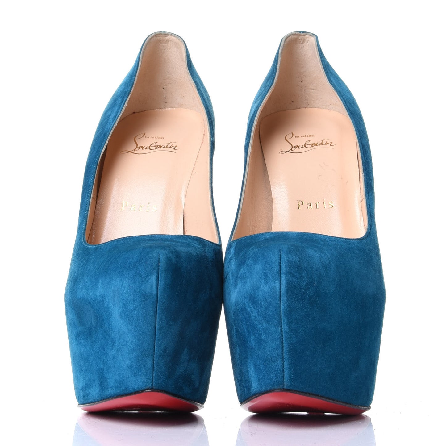 Suede Daffodile 160 Pumps 38 Peacock