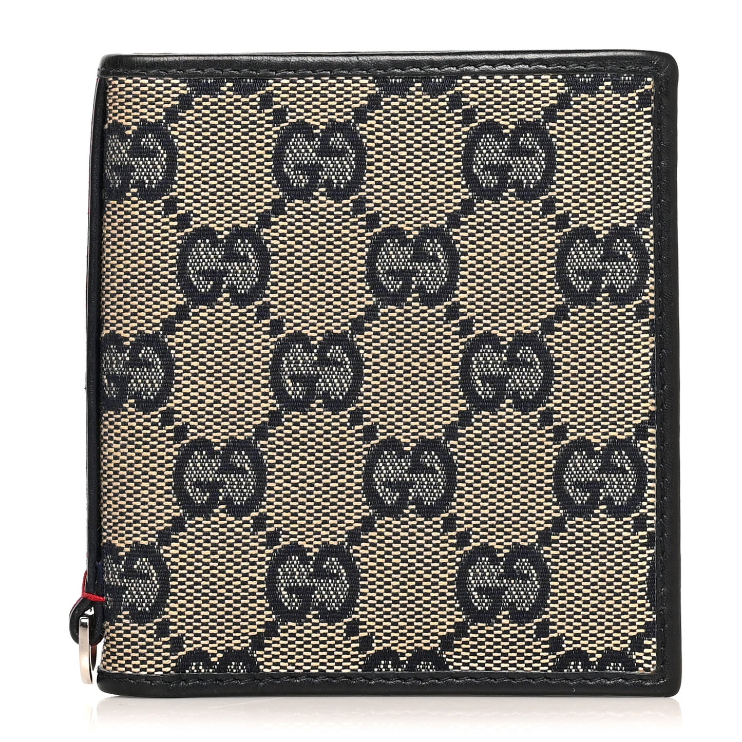Monogram Bi-Fold Wallet Navy