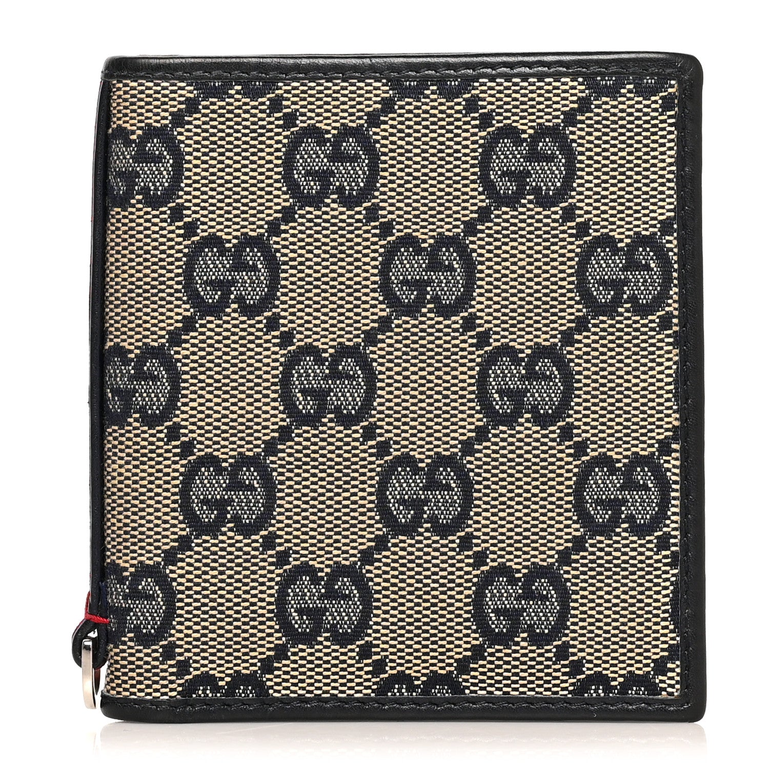 Gucci Monogram Bi-Fold Wallet Navy 1 of 8