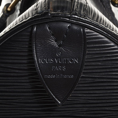 Louis Vuitton Epi Speedy 25 Black 6 of 7
