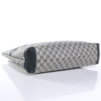 Gucci Monogram Web Handle Tote Navy 4 of 10