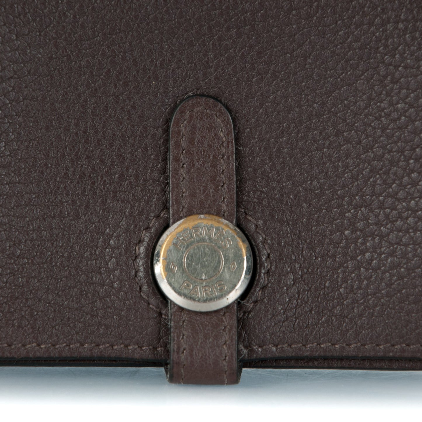 Togo Dogon Card Case Key Holder Ebene