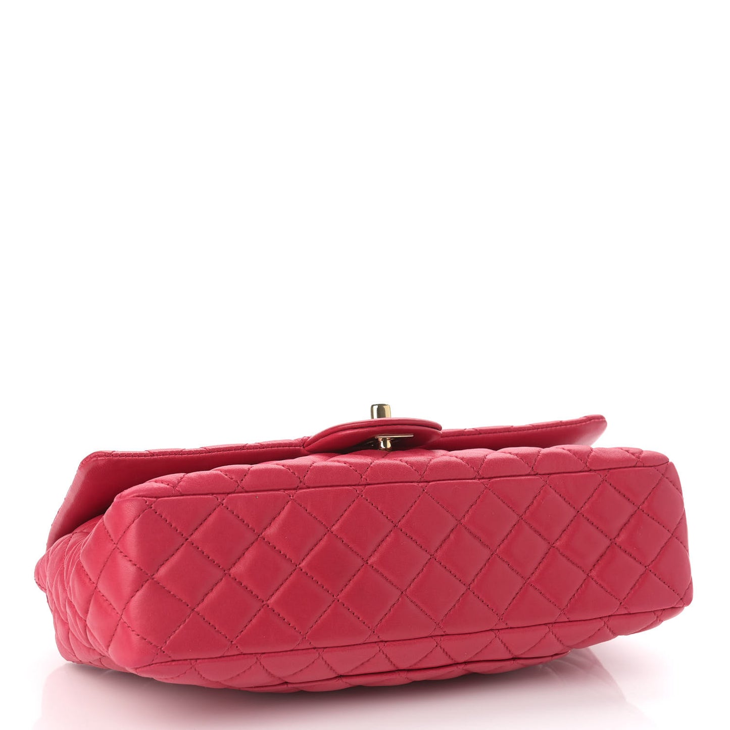 Lambskin Quilted Valentine Charms Medium Single Flap Pink
