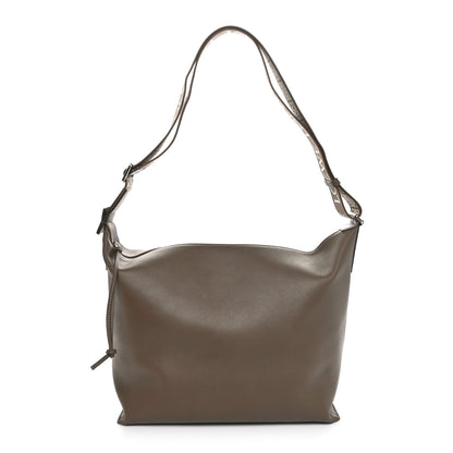 Loewe Supple Smooth Calfskin Jacquard Cubi Crossbody Bag Winter Brown 1 of 9