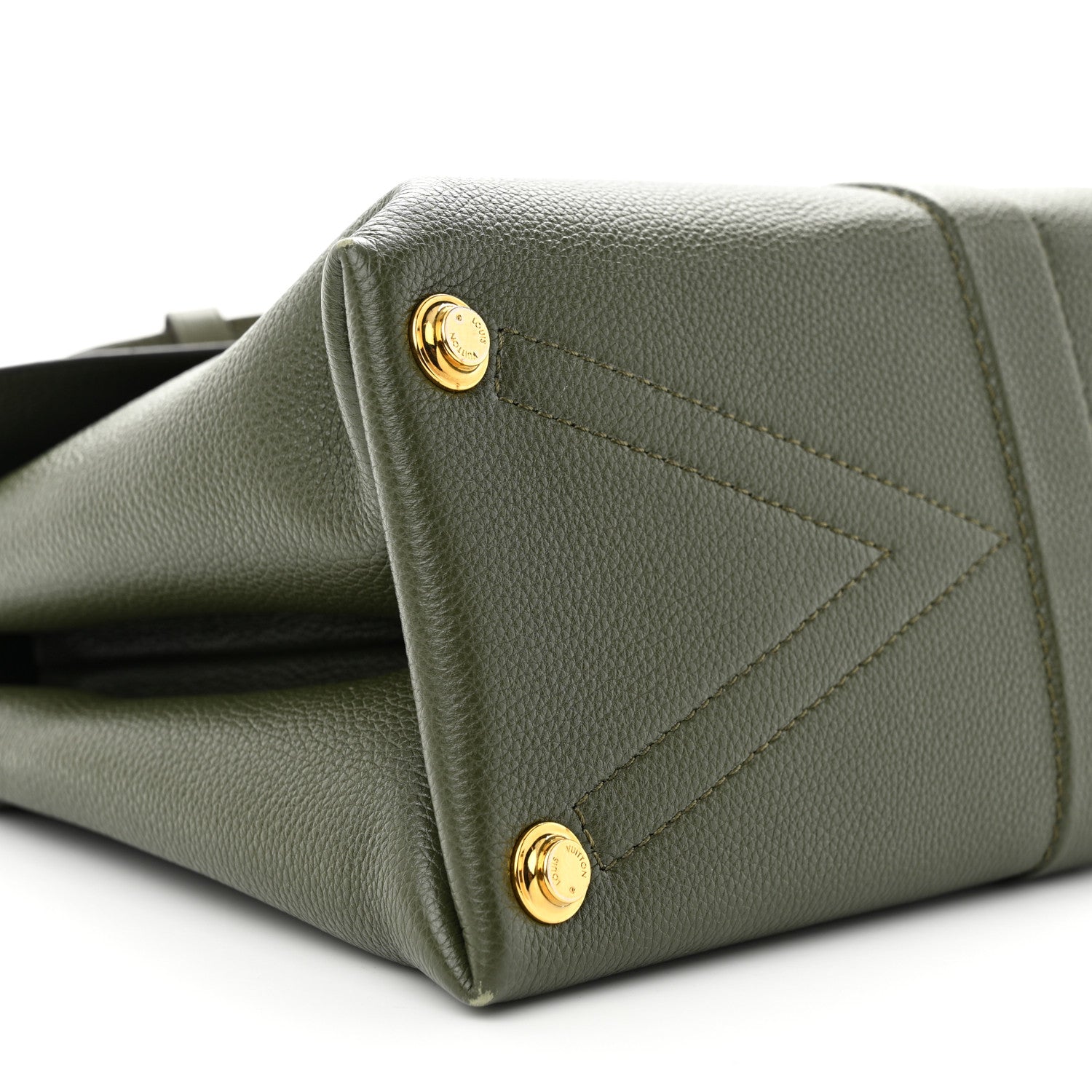 Louis Vuitton Grained Smooth Calfskin Rose Des Vents MM Khaki 8 of 10