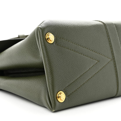 Louis Vuitton Grained Smooth Calfskin Rose Des Vents MM Khaki 8 of 10