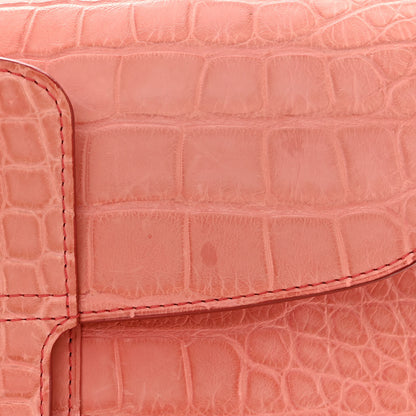 Delvaux Matte Alligator MM Brillant Satchel 11 of 12