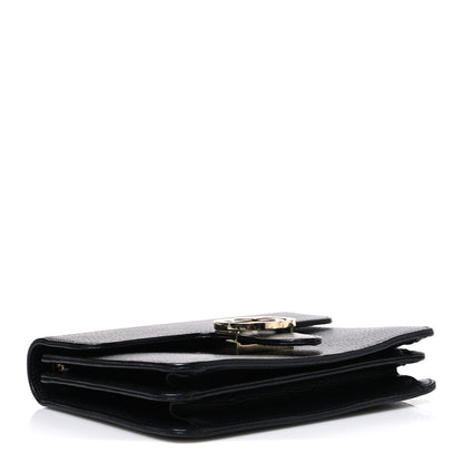 Gucci Dollar Calfskin Small Interlocking G Shoulder Bag Black 4 of 11