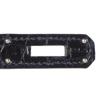 Hermes Shiny Niloticus Crocodile Kelly Sellier 32 29 of 36