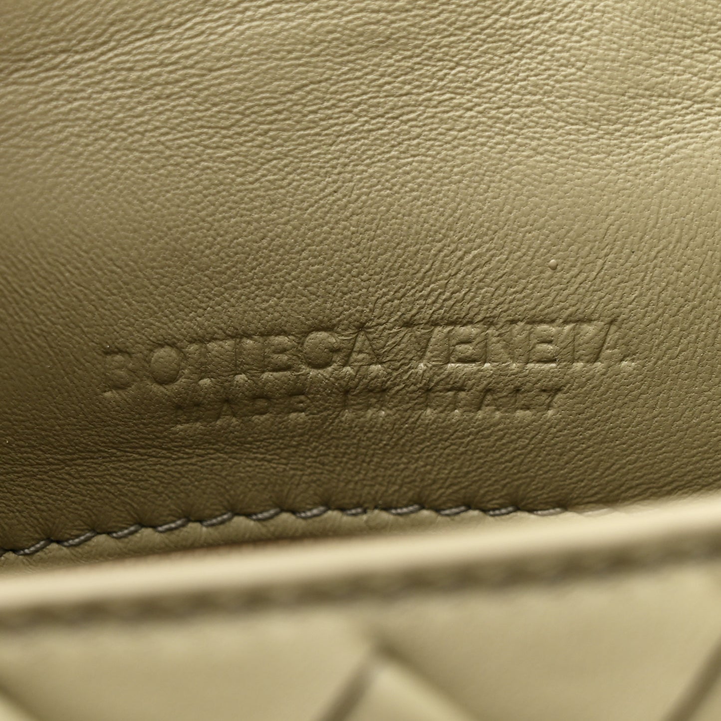 Nappa Intrecciato Mini Vertical Cobble Shoulder Bag Travertine