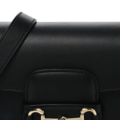 Gucci Arabella Calfskin Horsebit 1955 Shoulder Bag Black Black 8 of 10