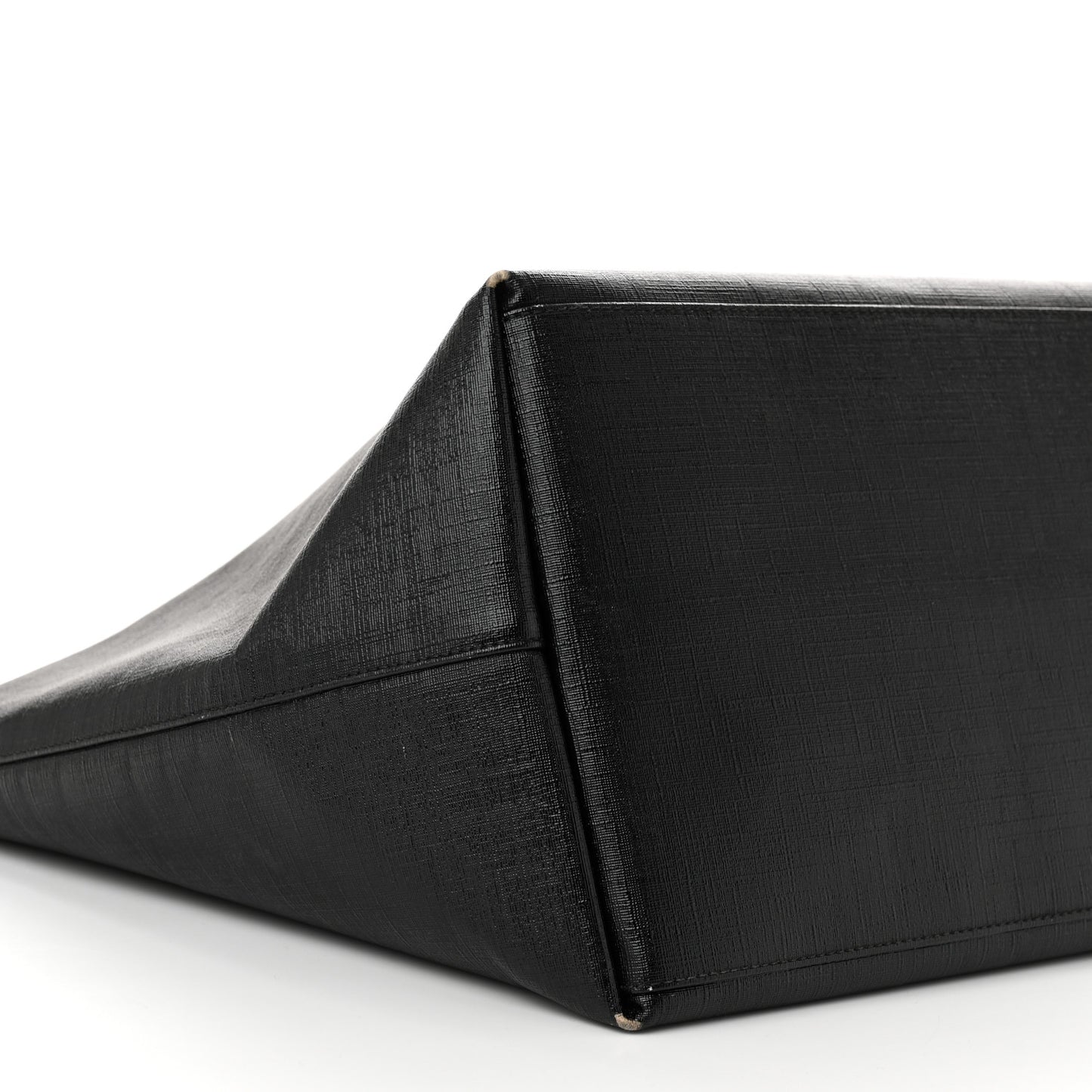 Coated Canvas Vintage 90's Logo Tote Black