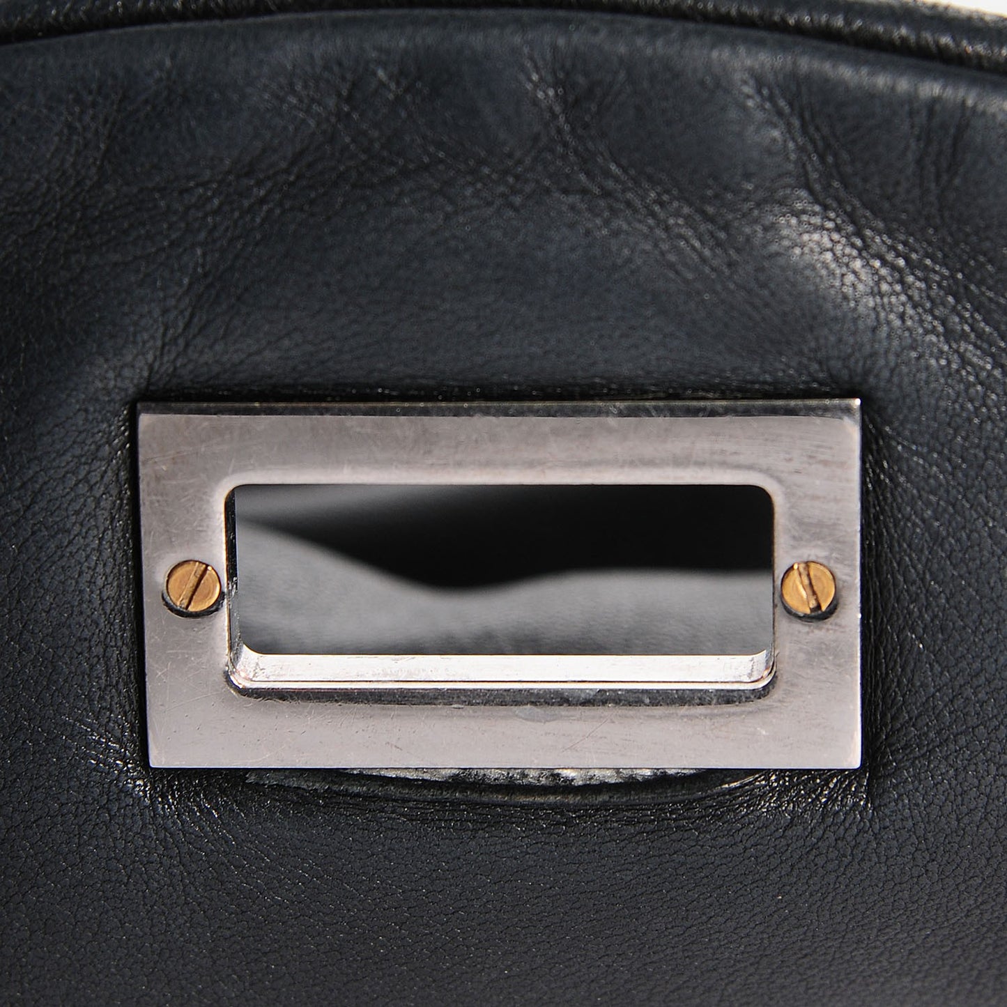 Lambskin Jumbo Mademoiselle Double Flap Black