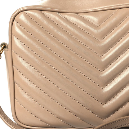 Saint Laurent Calfskin Matelasse Monogram Lou Camera Bag Nude Powder 11 of 11