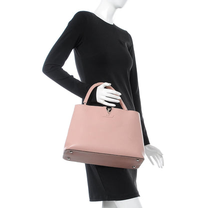 Louis Vuitton Taurillon Capucines MM Magnolia 2 of 12